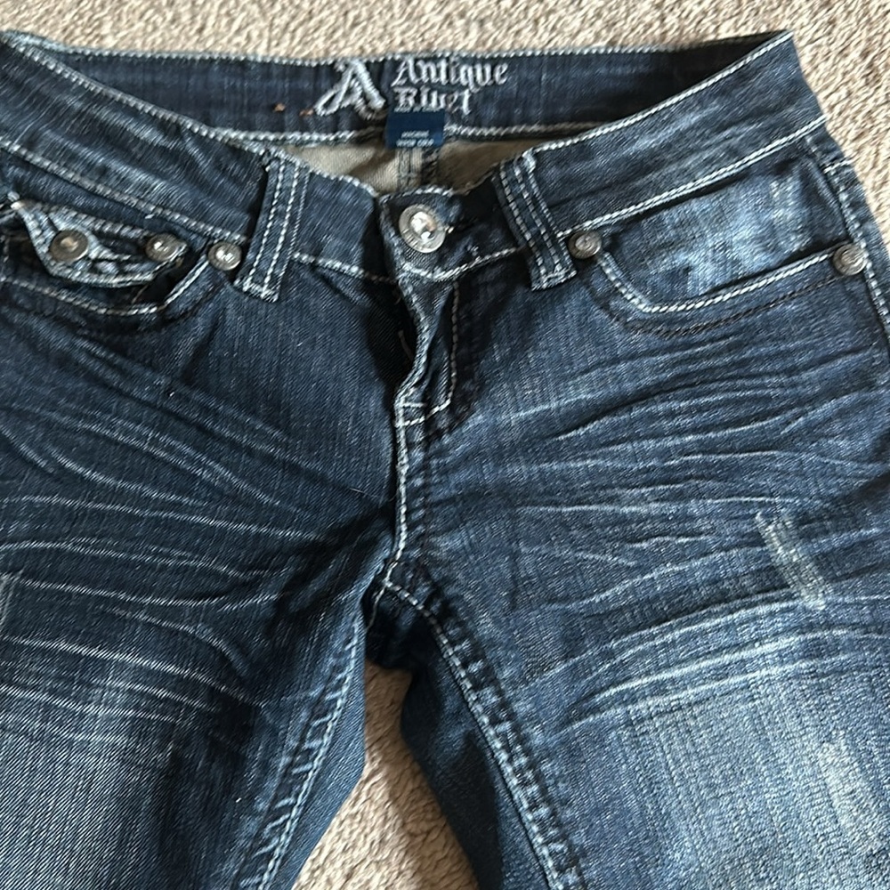 Antique Rivet women’s straight leg size 25 jeans - Picture 2 of 6